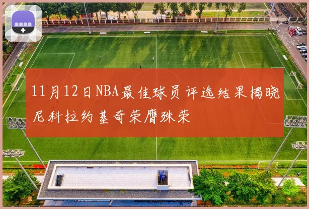 11月12日NBA最佳球员评选结果揭晓尼科拉约基奇荣膺殊荣