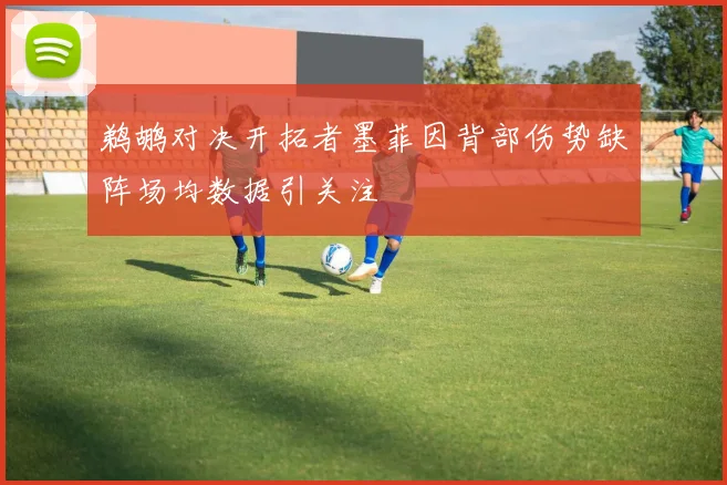 鹈鹕对决开拓者墨菲因背部伤势缺阵场均数据引关注